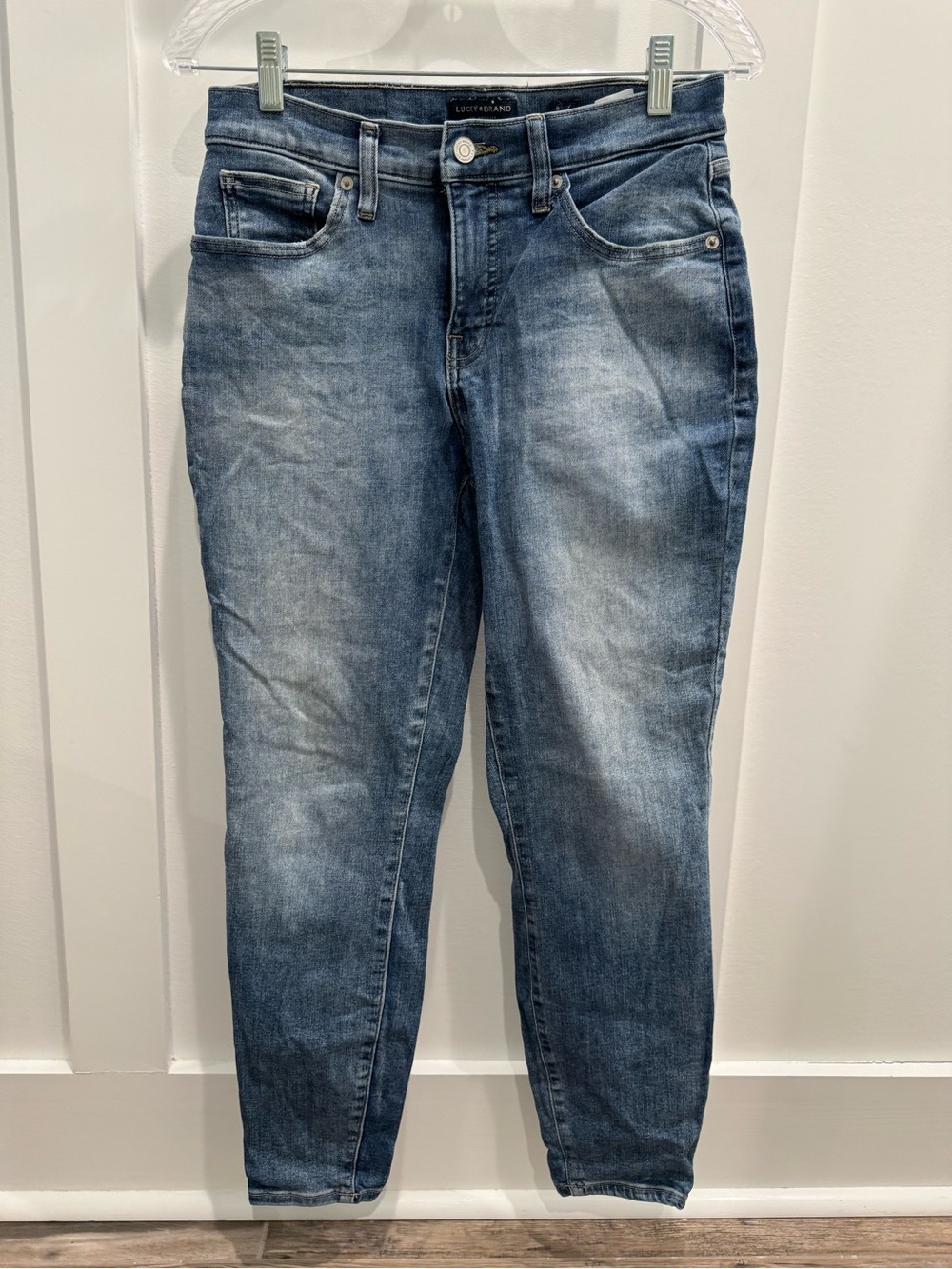 Lucky Brand Women's Ava Skinny Jeans in Medium Blue Wash Size 8